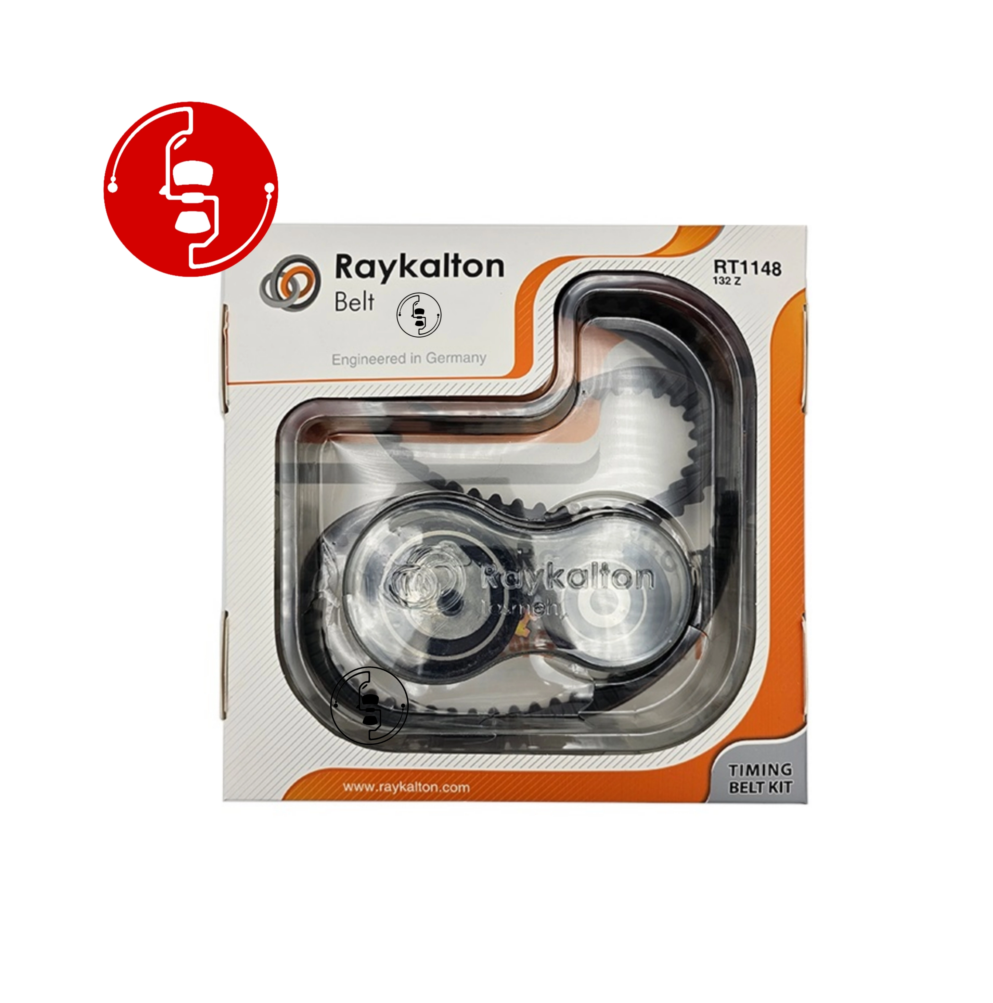 کیت تسمه تایم رایکالتون RAYKALTON پژو 405 SLX موتور TU5، تسمه تایم 134 رایکالتون، تسمه رایکالتون، خودروگرام